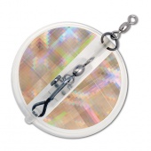 Luhr Jensen Dipsy Diver 72  (Clear/Silver Disco Tape Clear Bottom)