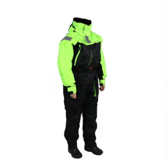   Kinetic Guardian Flotation Suit Black/Lime